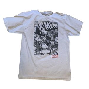 Marvel X-Men Shirt T Shirt Mens Size Small White Superheroes Comic Books.